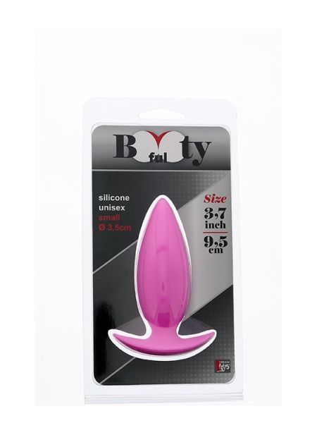 Silikonowy korek analny sex zatyczka do pupy 9cm - 2